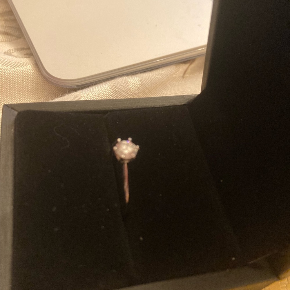 This is half a carat ring and I have all the paperwork with the description